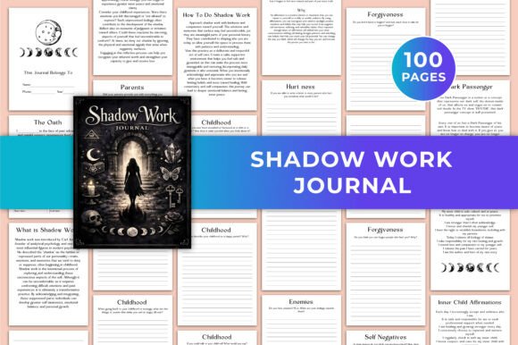 Download Shadow Work Journal Canva KDP Graphic - Canva kdp Collection