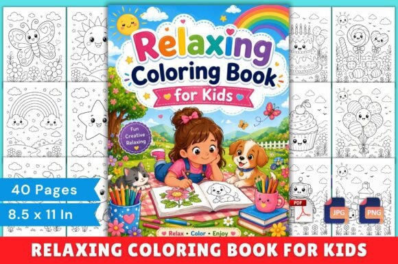 Download Relaxing Coloring Book for Kids - Premium Resources