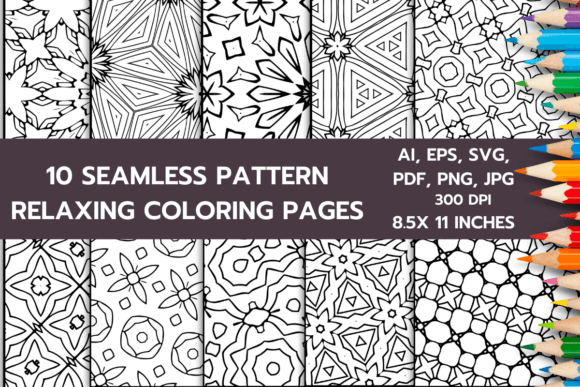 Download RELAXING COLORING PAGES INTERIOR - Premium Resources