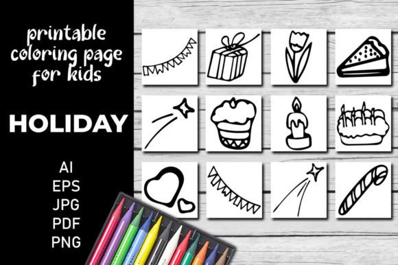 Download Holiday Printable Coloring Pages - Printable coloring pages Collection