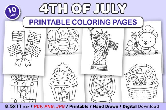Download 4th of July Printable Coloring Pages - Printable coloring pages Collection
