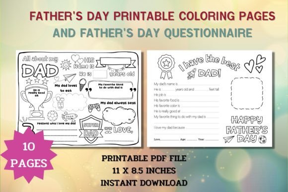 Download Father’s Day Printable Coloring Pages - Printable coloring pages Collection