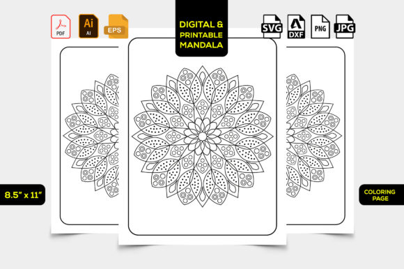Download Mandala Relaxing Coloring Page for Adult - Premium Resources
